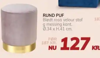 Daells Bolighus RUND PUF tilbud