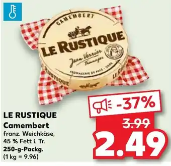 Kaufland LE RUSTIQUE Camembert tilbud