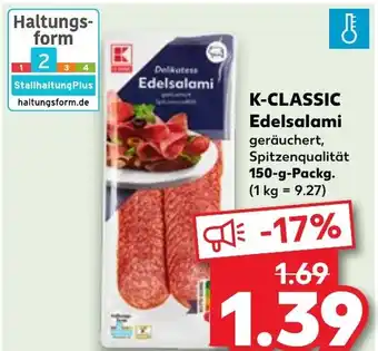 Kaufland K-CLASSIC Edelsalami tilbud