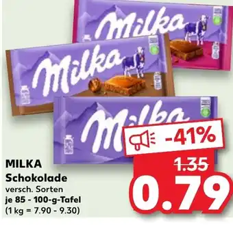 Kaufland MILKA Schokolade tilbud