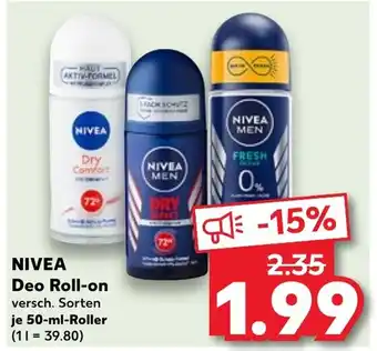 Kaufland DE NIVEA Deo Roll-on tilbud