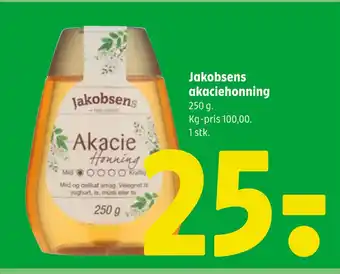 Coop 365 Jakobsens akaciehonning tilbud