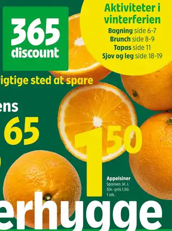 Coop 365 Appelsiner tilbud
