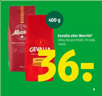Coop 365 Gevalia eller Merrild tilbud