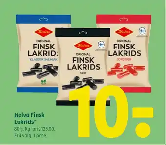 Halva Finsk Lakrids