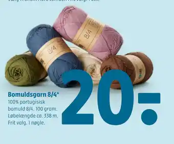 Coop 365 Bomuldsgarn 8/4 tilbud