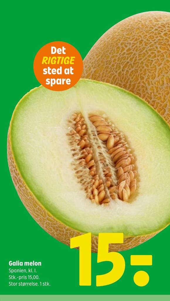 Galia melon tilbud hos Coop 365