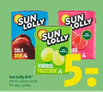 Coop 365 Sun Lolly drik tilbud