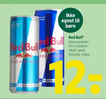 Coop 365 Red Bull tilbud