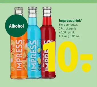 Coop 365 Impress drink tilbud