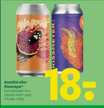 Coop 365 Anarkist eller Kissmeyer tilbud