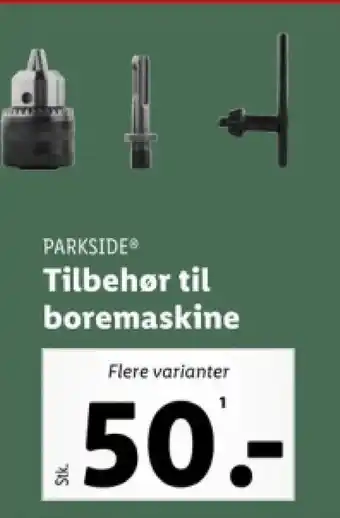Tilbehør til boremaskine