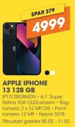 Expert APPLE IPHONE 13 128 GB tilbud