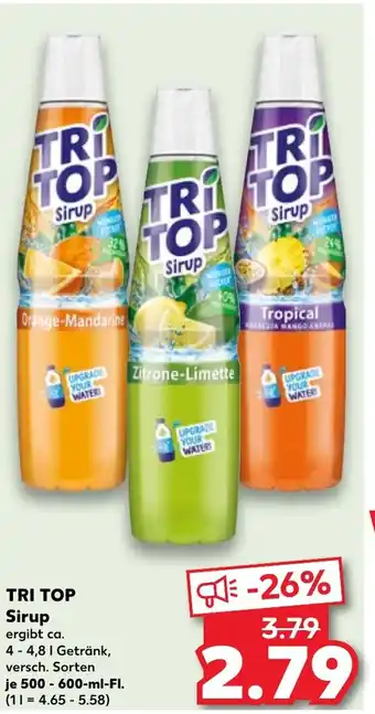 Kaufland DE TRI TOP Sirup tilbud