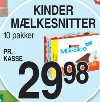 ABC Lavpris KINDER MÆLKESNITTER tilbud