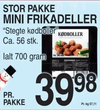 ABC Lavpris STOR PAKKE MINI FRIKADELLER tilbud