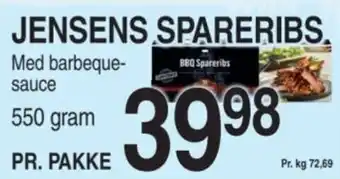 ABC Lavpris JENSENS SPARERIBS tilbud