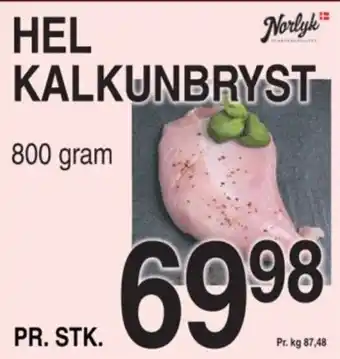 ABC Lavpris HEL KALKUNBRYST tilbud