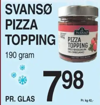 ABC Lavpris SVANSØ PIZZA TOPPING tilbud