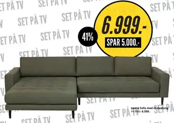 My Home Leone Sofa med chaiselong tilbud