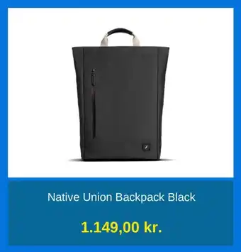 Native Union Backpack Black