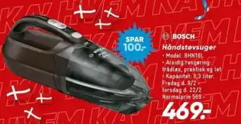 Bilka BOSCH Håndstøvsuger tilbud