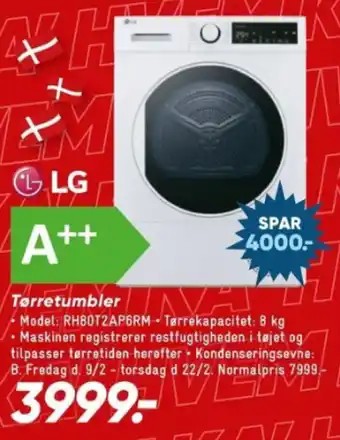 Bilka Tørretumbler tilbud
