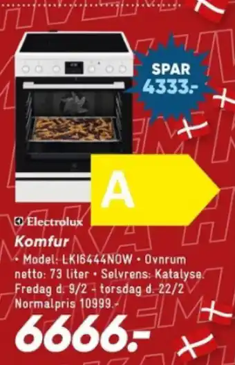 Bilka Komfur tilbud