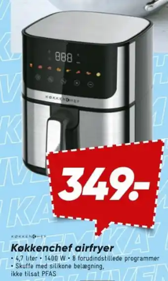 Bilka Køkkenchef airfryer tilbud