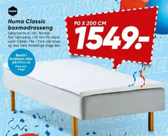 Bilka Huma Classic boxmadrasseng tilbud