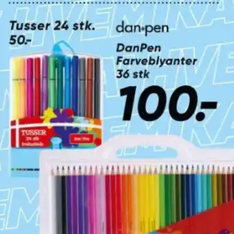 Bilka DanPen Farveblyanter 36 stk tilbud
