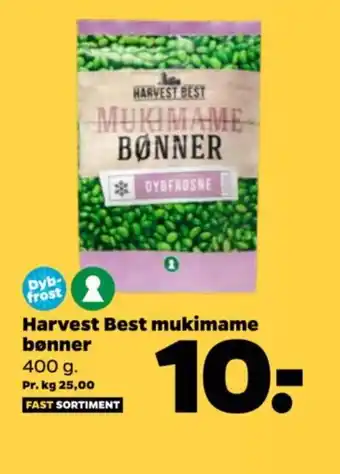 Netto Harvest Best mukimame bønner 400 g. tilbud