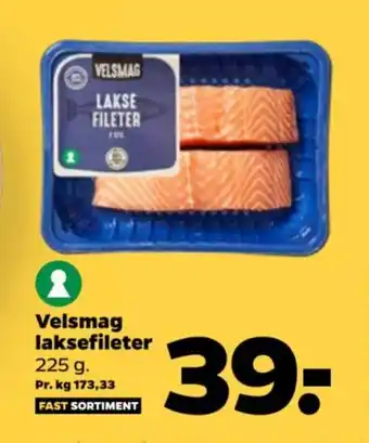 Netto Velsmag laksefileter tilbud