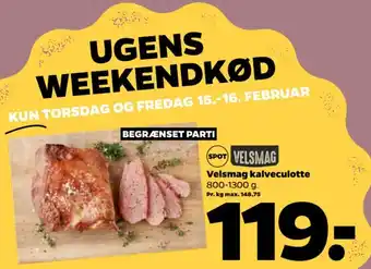 Netto Velsmag kalveculotte tilbud
