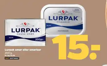 Netto Lurpak smør eller smørbar tilbud