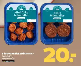 Netto Bådsmand fiskefrikadeller tilbud