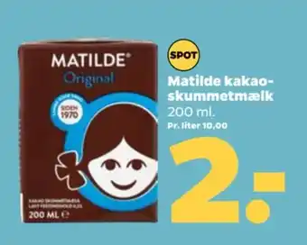 Matilde kakao-skummetmælk