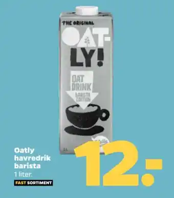Netto Oatly havredrik barista tilbud
