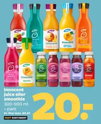 Netto Innocent juice eller smoothie tilbud