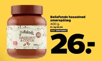 Bellafonde hasselnød smørepålæg