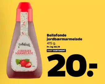 Netto Bellafonde jordbærmarmelade tilbud