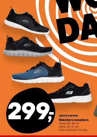 Kvickly Skechers sneakers tilbud