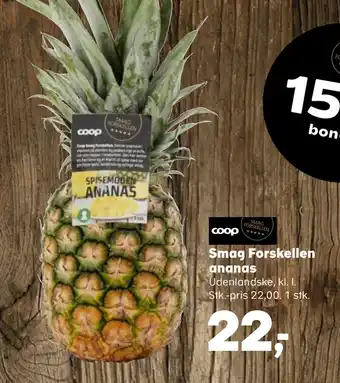 SuperBrugsen Smag Forskellen ananas tilbud