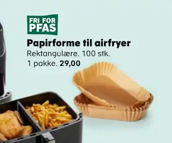 Kvickly Papirforme til airfryer tilbud