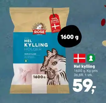 SuperBrugsen Hel kylling tilbud