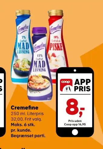 SuperBrugsen Cremefine tilbud