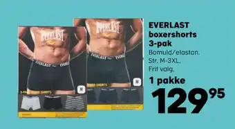 Kvickly EVERLAST boxershorts 3-pak tilbud