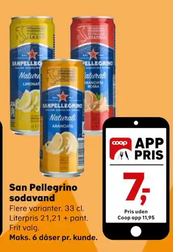 SuperBrugsen San Pellegrino sodavand tilbud