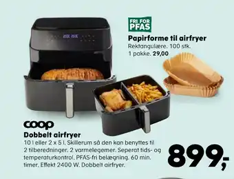 Kvickly Dobbelt airfryer tilbud