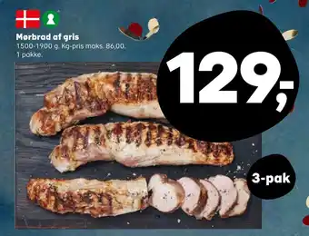 Kvickly Mørbrad af gris tilbud